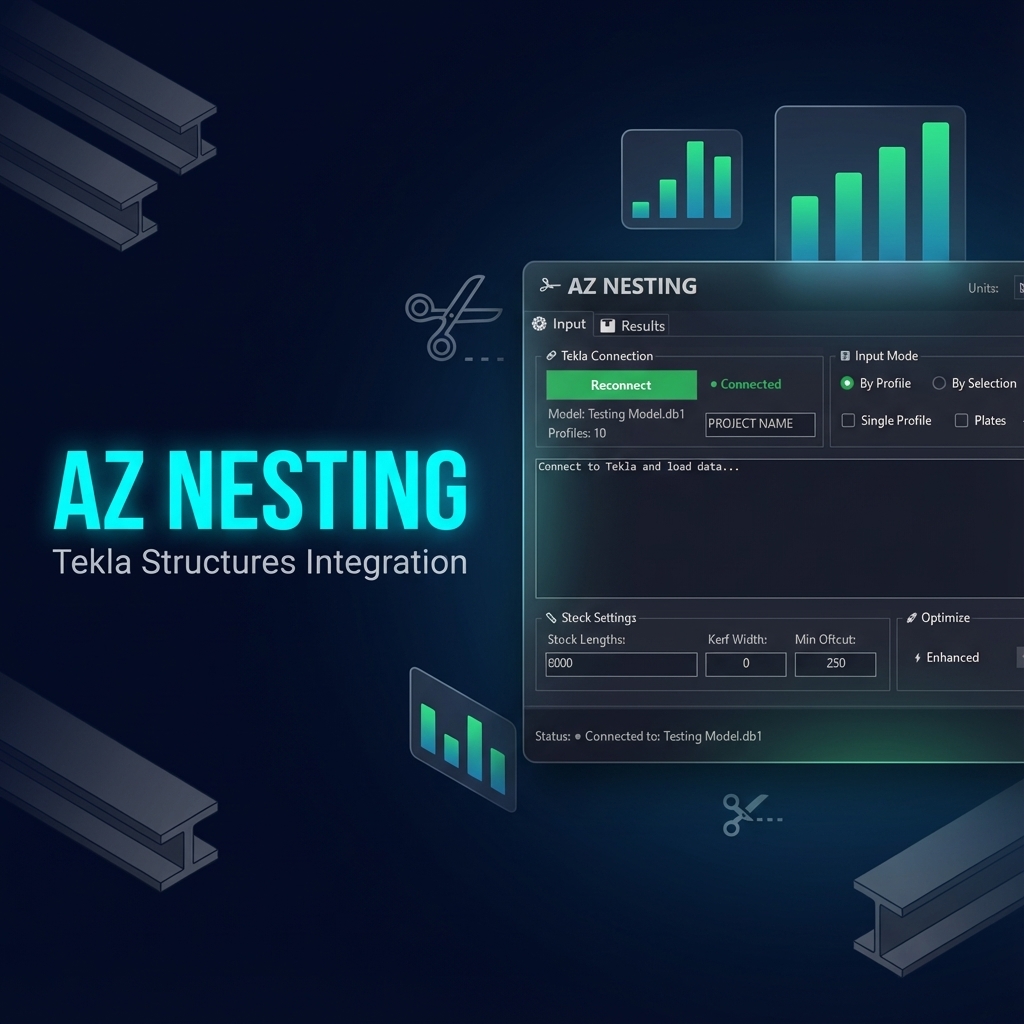 AZ Nesting - Tekla Structures Tool | ZadaX Marketplace
