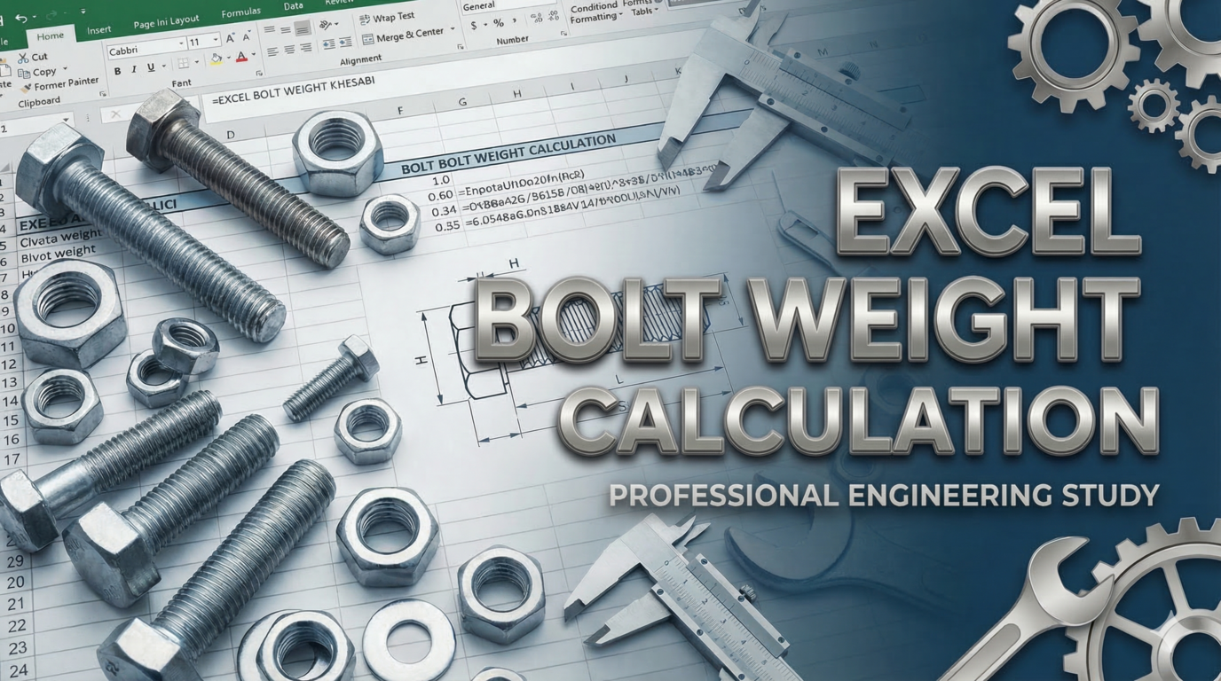 Bolt Weight Calculator \u002D Spreadsheet -  Calculation Sheet | ZadaX Marketplace