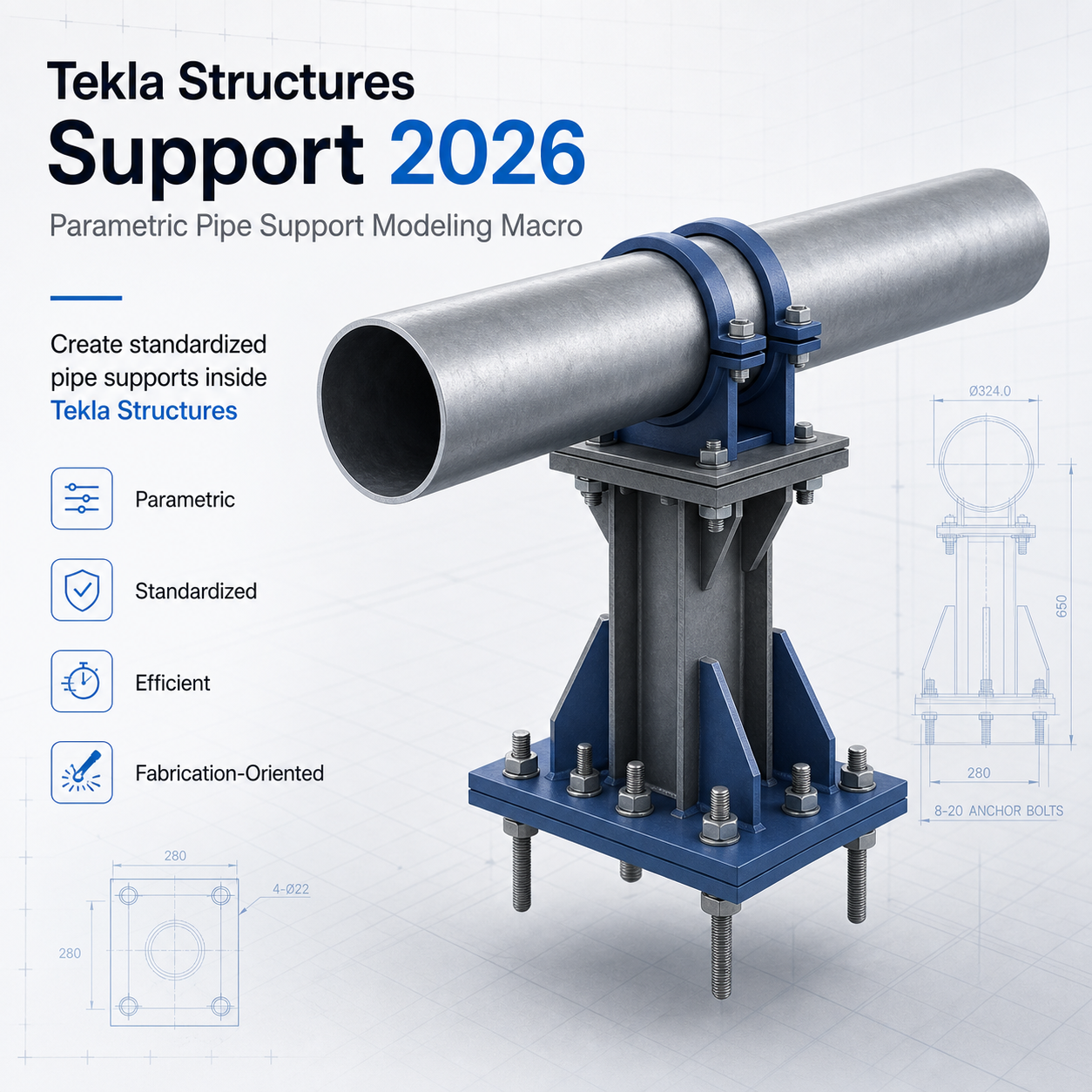 Tekla Structures-Support 2026 Macro